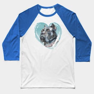 Cane Corso Portrait Baseball T-Shirt